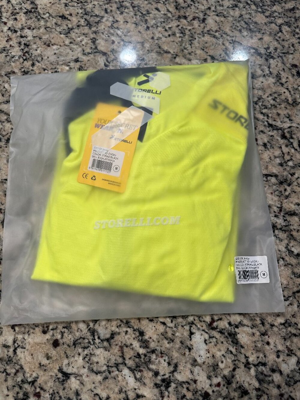 STORELLI EXO GOAL KEEPER JERSEY IN STRIKE AND BLACK MEDIUM NIB